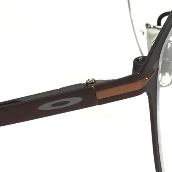 Oakley Eyeglasses Frames MONEY CLIP OX5145-0250 Satin Corten Rust Red 50-20-135 - Picture 4 of 11